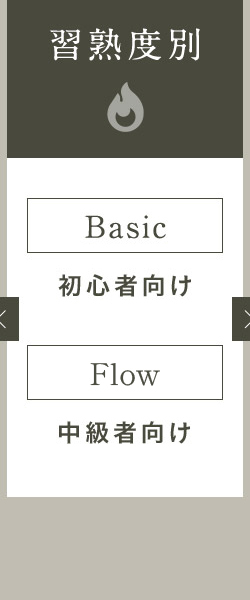 習熟度別 Basic 初心者向け Flow 中級者向け